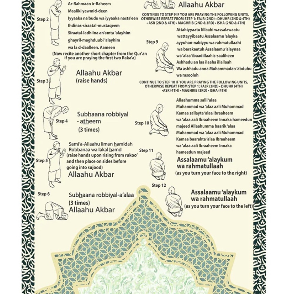 Islamic Padded Prayer Mat by Sajada